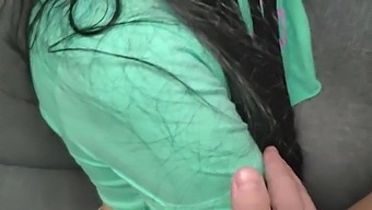 Amateur Stepsister And I Have Passionate Sex On The Sofa