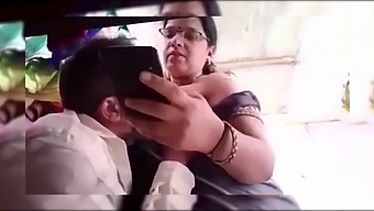 Mature Kannada Housewife'S Secret Tryst With Tailor - Breast Fondling And Sucking