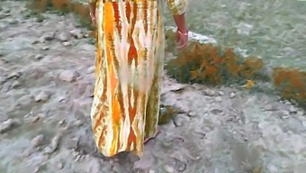 Amateur Indian Couple Enjoys Outdoor Sex In The Countryside