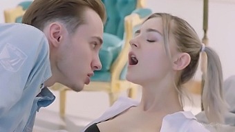 Teen Cutie Eva Elfie Gets Her Shaved Pussy Pounded Hard In Hd!