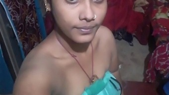 Desi Village Girl'S Self-Taken Picture With Big Nipples And Boobs