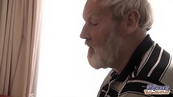 Old And Young Couple Enjoys Intense Hardcore Sex With Grandpa'S Thick Penis