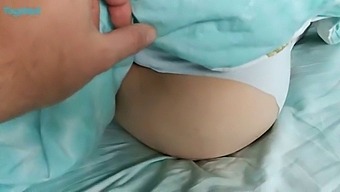 Stretching Her Pussy With A Massive Toy To Wake Her Up