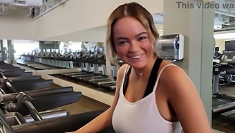 Alexis Kay'S Big Natural Tits Lead To A Creampie After Gym Encounter