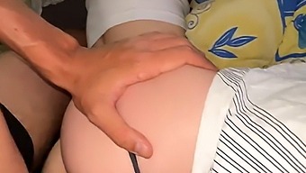 Amateur Group Sex With Big Natural Tits And Group Blowjob In The Room And Toilet