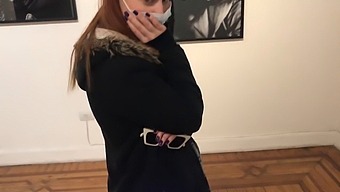 Indulge In Some Solo Playtime With A Vibrator At The Art Gallery