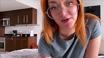 Alex Adams Delivers A Hardcore Blowjob To A Redheaded Step Sister