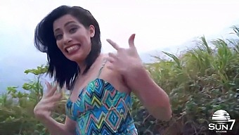 Mary Luthay Seduces Men In The Kitchen For Pleasure