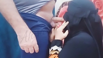 Arab Milf'S Steamy Encounter: Intense Door Banging And Moans