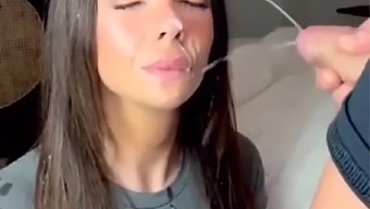 Hot Blonde Gets Face Full Of Cum In Homemade Compilation