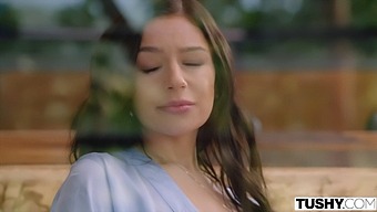The Stunning April Brings Her Dream Of Double Penetration To Life In This Hardcore Threesome Video