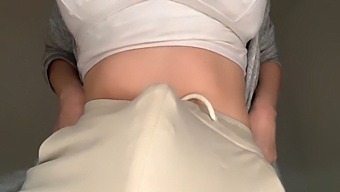 Stepbrother Discovered His Stepmother Pleasuring Herself And Persuaded Him To Join