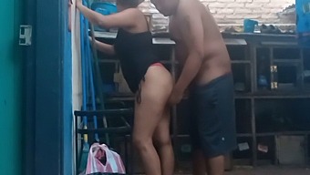 I Unexpectedly Catch My Step-Mother-In-Law Doing Laundry And Can'T Resist Having Sex With Her