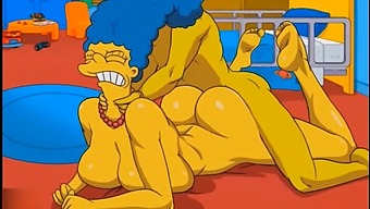 Marge, The Anal-Loving Housewife, Experiences Intense Pleasure As She Takes A Load Of Cum In Her Ass And Squirts All Around / Hentai / Uncensored / Toons / Anime