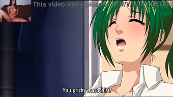 Young Woman Falls But Receives Support From A Hard Cock In Animated Hentai