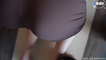 Unintentional Seduction: Stepsister'S Yoga Session Turns Into Steamy Encounter With A Well-Endowed Partner