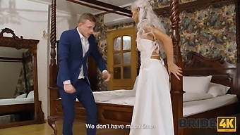 Wedding Day Threesome Turns Into Steamy Bisexual Encounter
