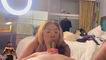 Black And Latina Milfs Compete In A Dick Sucking Contest
