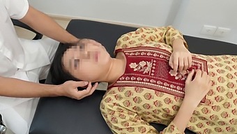 Skinny Teen Gets A Sensual Massage From A Beautiful Indian Babe