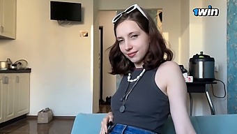 Amateur 18-Year-Old Ukrainian Schoolgirl'S First-Time Pov Experience