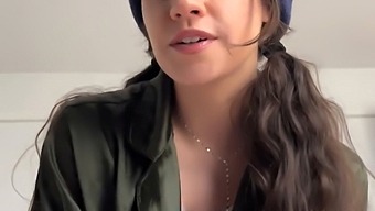 Step-Sis Quinn Finite Has Big Natural Tits And She Uses Your Dick To Get An Orgasm While She Is On Bed Rest.