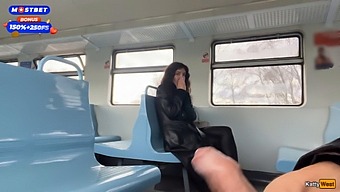 Public Train Adventure With A Kinky Stranger And A Cumwalk Surprise