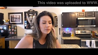 Hotwife And Stepson In Taboo Scene In Strip Poker Game With Coco Vandi.